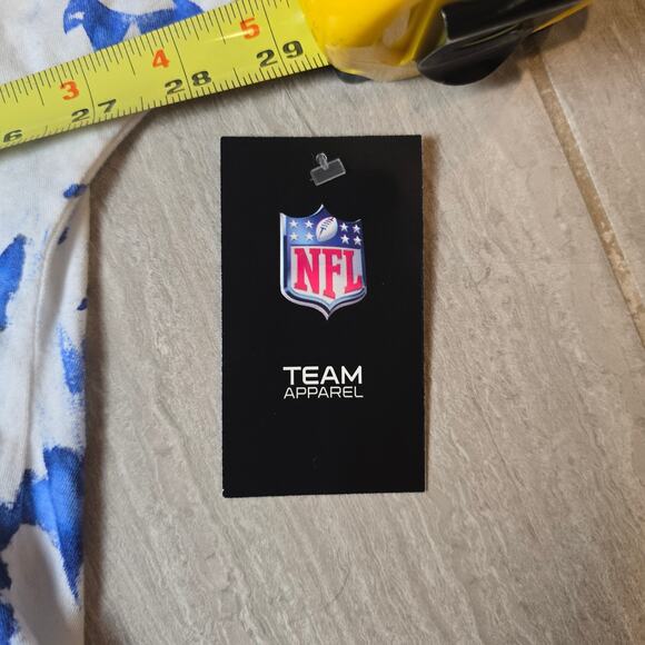 Majestic Threads Women's Los Angeles Rams Tie-Dye Long Sleeve V-Neck T-Shirt - Picture 5 of 10